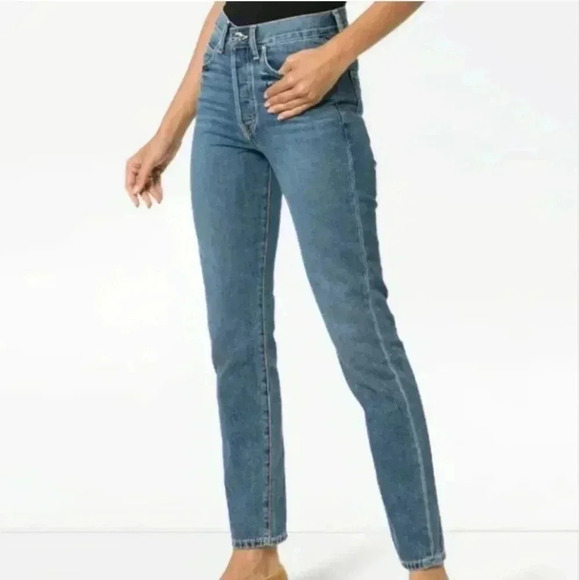  Eve Denim The Silver Bullet Denim Straight Jeans - Picture 3 of 14